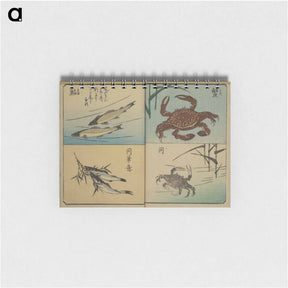 アートメモ帳-Picture Book for the Practice of Drawing Fish
 - 歌川 広重 Memo.