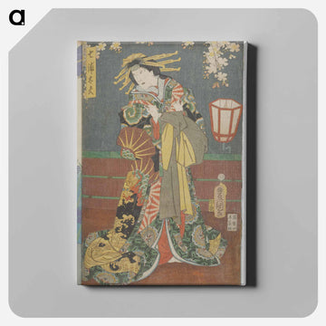 Ōban Triptych Center Panel
 - 歌川 国貞 Canvas.