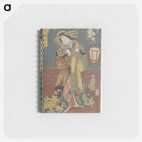 アートメモ帳-Ōban Triptych Center Panel
 - 歌川 国貞 Memo.