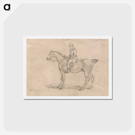 アートポストカード-Ralph John Lambton on His Hunter, "Undertaker"
 - イェール大学アートギャラリー Postcard.