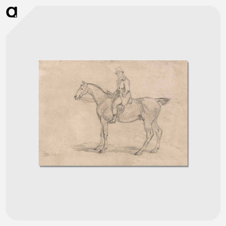 アートポストカード-Ralph John Lambton on His Hunter, "Undertaker"
 - イェール大学アートギャラリー Postcard.