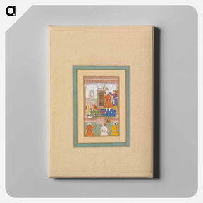 アートパネル-The Qazi of Hamadan and a Youth
 - バーンズ・コレクション Canvas.
