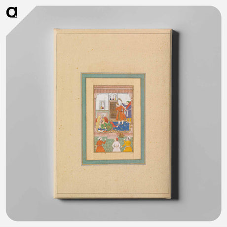 アートパネル-The Qazi of Hamadan and a Youth
 - バーンズ・コレクション Canvas.
