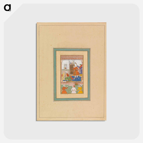 アートポストカード-The Qazi of Hamadan and a Youth
 - バーンズ・コレクション Postcard.