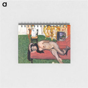 アートメモ帳-Woman on a Couch - アンリ マティス Memo.