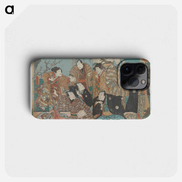 Ōban Triptych, Center and Left Sheets
 - 歌川 国貞 Phone Case.