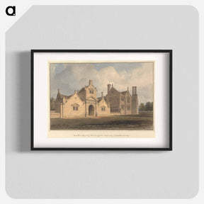 アートポスター-East View of Trevalyn Hall, Denbighshire
 - イェール大学アートギャラリー Poster.