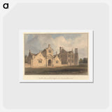 アートポストカード-East View of Trevalyn Hall, Denbighshire
 - イェール大学アートギャラリー Postcard.