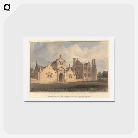 アートポストカード-East View of Trevalyn Hall, Denbighshire
 - イェール大学アートギャラリー Postcard.