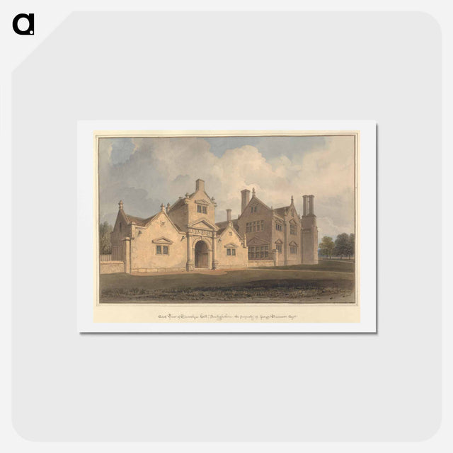 アートポストカード-East View of Trevalyn Hall, Denbighshire
 - イェール大学アートギャラリー Postcard.