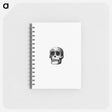 アートメモ帳-Skull from Voyages and Adventures in Equatorial Africa
 - 大英図書館 Memo.