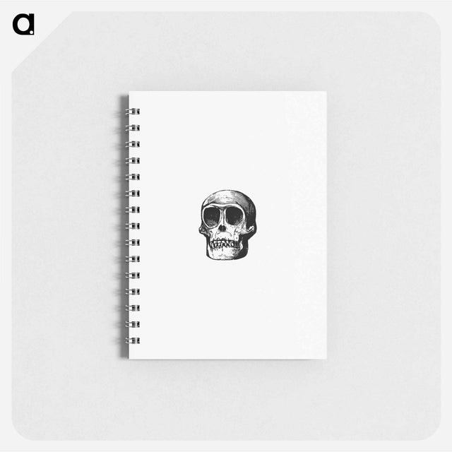 アートメモ帳-Skull from Voyages and Adventures in Equatorial Africa
 - 大英図書館 Memo.
