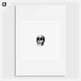 アートポスター-Skull from Voyages and Adventures in Equatorial Africa
 - 大英図書館 Poster.