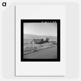 Transient potato workers camping along the highway. Near Shafter, California. - Dorothea Lange Poster.