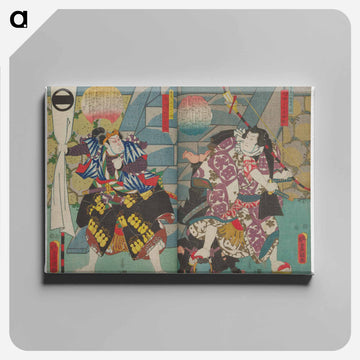 Vertical Ōban Diptych
 - 歌川 国貞 Canvas.