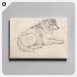 アートパネル-Arctic Dog, Facing Right
 - イェール大学アートギャラリー Canvas.