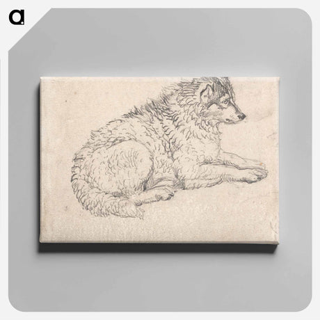 アートパネル-Arctic Dog, Facing Right
 - イェール大学アートギャラリー Canvas.