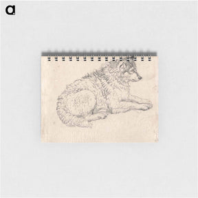 アートメモ帳-Arctic Dog, Facing Right
 - イェール大学アートギャラリー Memo.
