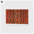 アートポストカード-Small Serape or Saddle Blanket
 - バーンズ・コレクション Postcard.