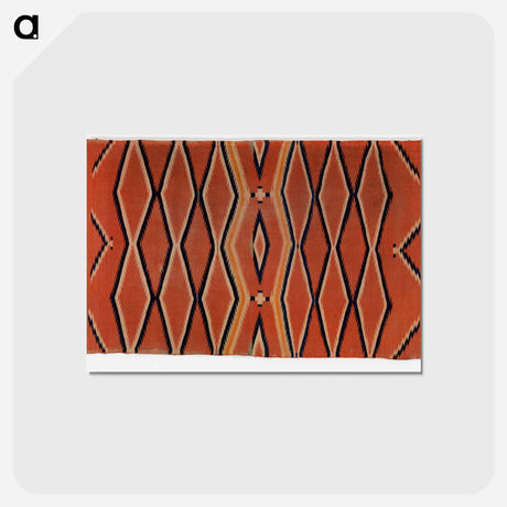 アートポストカード-Small Serape or Saddle Blanket
 - バーンズ・コレクション Postcard.