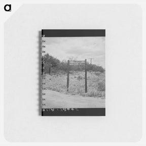 アートメモ帳-Sign near Saint David, Arizona - ドロテア ラング Memo.