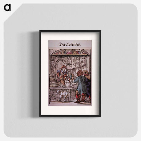 アートポスター-The Apothecary Shop
 - 国立医学図書館 Poster.