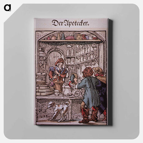アートパネル-The Apothecary Shop
 - 国立医学図書館 Canvas.