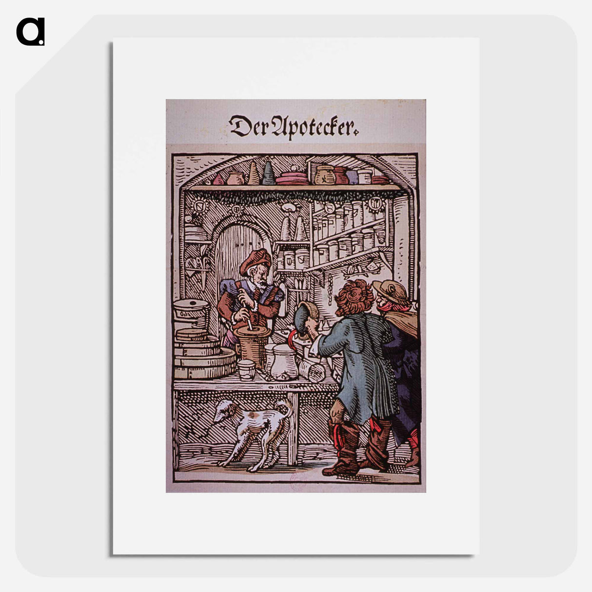 アートポスター-The Apothecary Shop
 - 国立医学図書館 Poster.