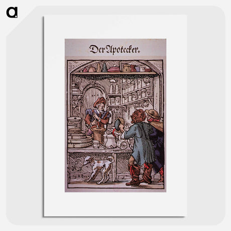 アートポスター-The Apothecary Shop
 - 国立医学図書館 Poster.