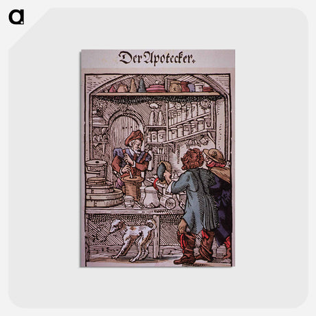 アートポストカード-The Apothecary Shop
 - 国立医学図書館 Postcard.