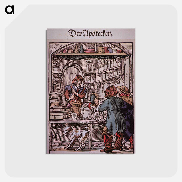 アートポストカード-The Apothecary Shop
 - 国立医学図書館 Postcard.