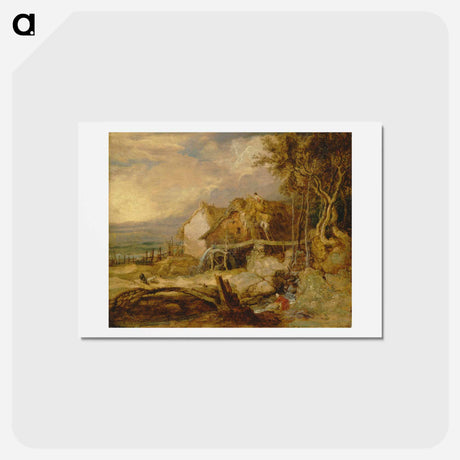 アートポストカード-An Overshot Mill
 - イェール大学アートギャラリー Postcard.