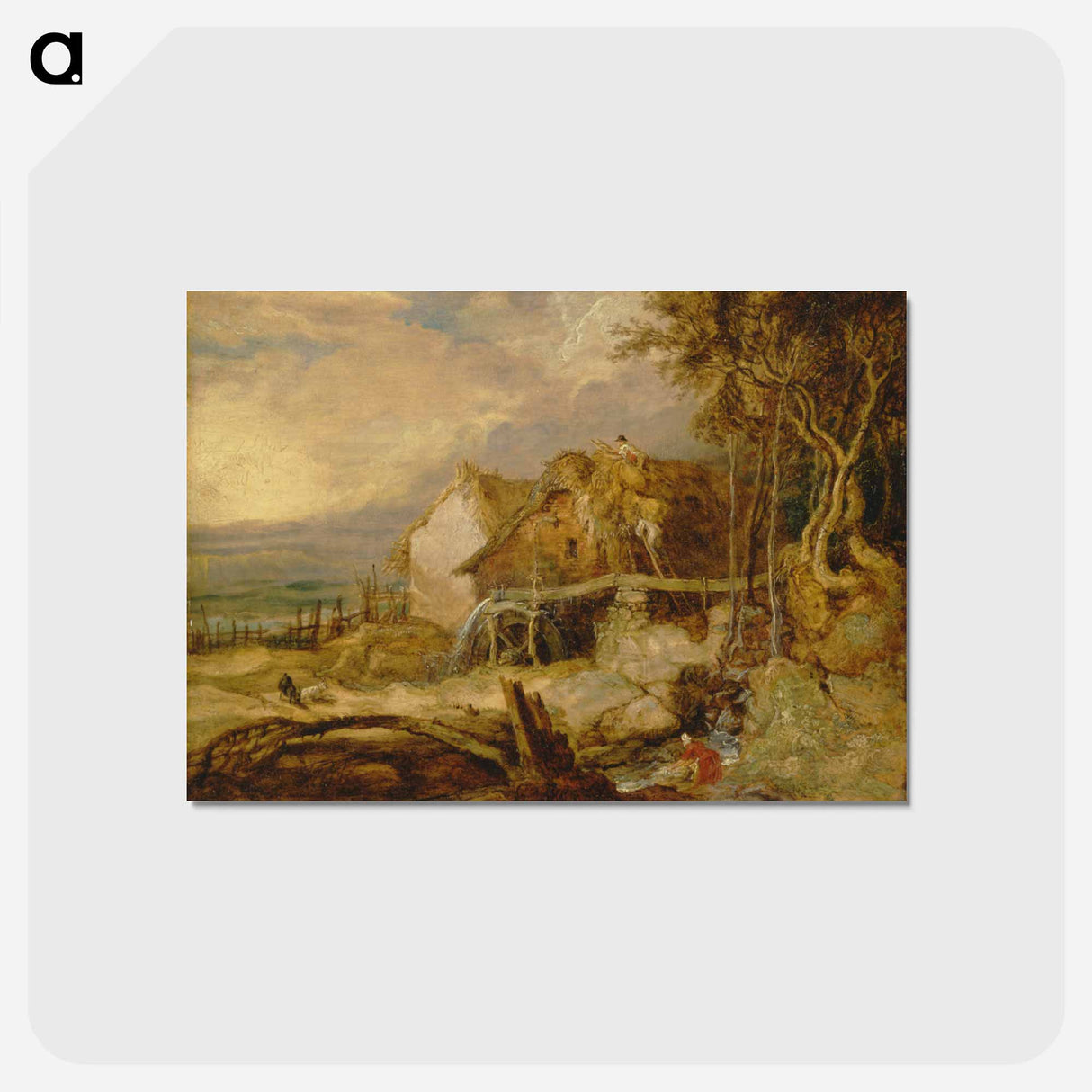アートポストカード-An Overshot Mill
 - イェール大学アートギャラリー Postcard.