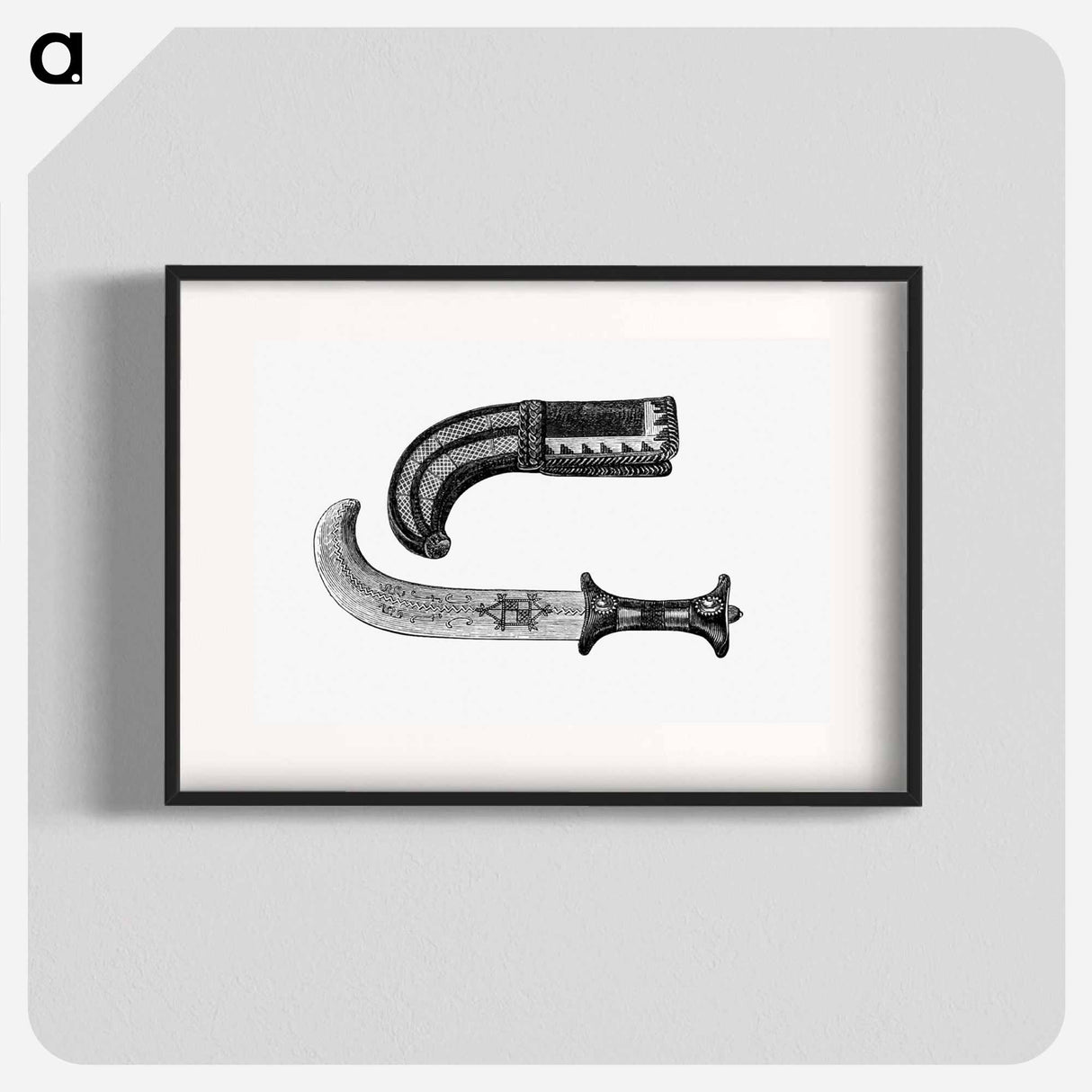 アートポスター-Victorian Dagger Engraving
 - 大英図書館 Poster.