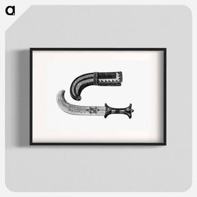 アートポスター-Victorian Dagger Engraving
 - 大英図書館 Poster.