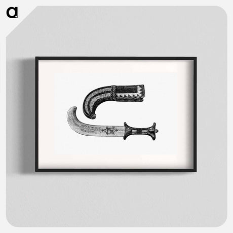 アートポスター-Victorian Dagger Engraving
 - 大英図書館 Poster.