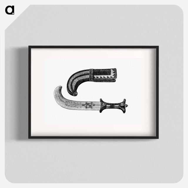 アートポスター-Victorian Dagger Engraving
 - 大英図書館 Poster.