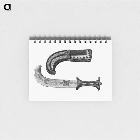 アートメモ帳-Victorian Dagger Engraving
 - 大英図書館 Memo.