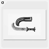 アートポスター-Victorian Dagger Engraving
 - 大英図書館 Poster.