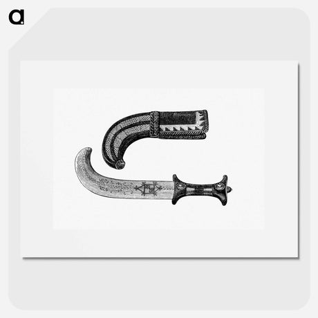 アートポスター-Victorian Dagger Engraving
 - 大英図書館 Poster.