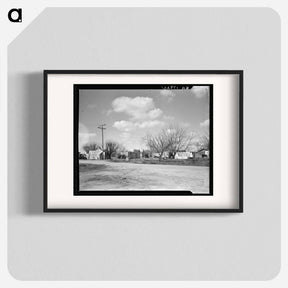 アートポスター-Housing for Oklahoma refugees - ドロテア ラング Poster.