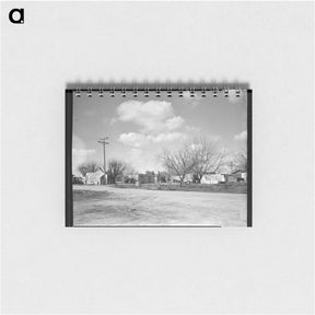 アートメモ帳-Housing for Oklahoma refugees - ドロテア ラング Memo.
