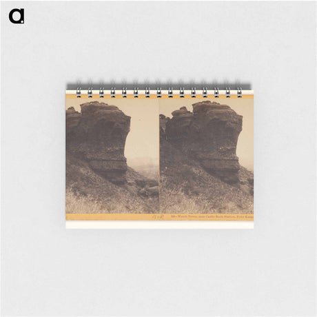 アートメモ帳-Watch Tower, near Castle Rock Station, Echo Kanyon
 - エドワード マイブリッジ Memo.