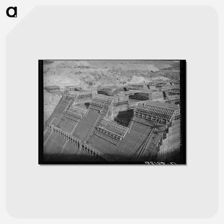 アートポストカード-Shasta Dam Under Construction
 - ラッセル リー Postcard.