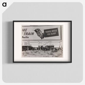 アートポスター-Billboard and Migrant Families
 - セントルイス美術館 Poster.