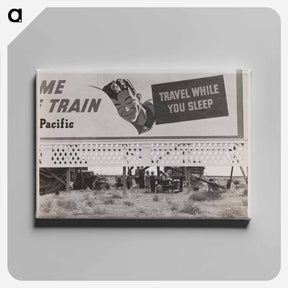 アートパネル-Billboard and Migrant Families
 - セントルイス美術館 Canvas.