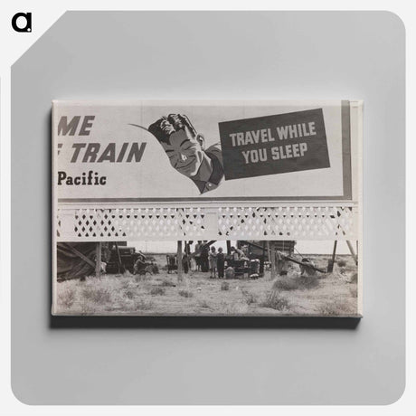 アートパネル-Billboard and Migrant Families
 - セントルイス美術館 Canvas.