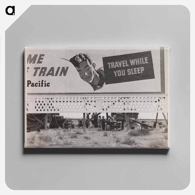 アートパネル-Billboard and Migrant Families
 - セントルイス美術館 Canvas.