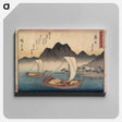 アートパネル-Imagiri Beach in Maisaka
 - 歌川 広重 Canvas.