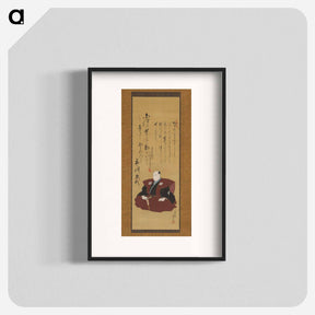 アートポスター-Memorial Portrait of Ichikawa Ōmezō I
 - 歌川 国貞 Poster.